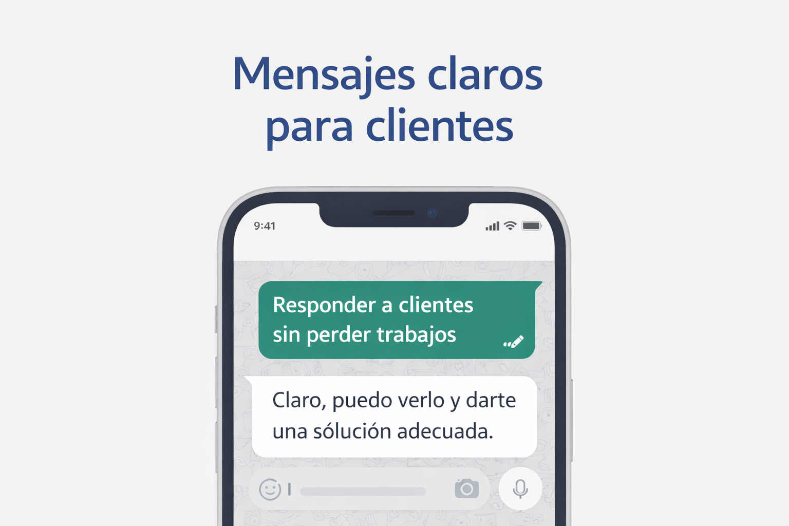 responder a clientes electricista