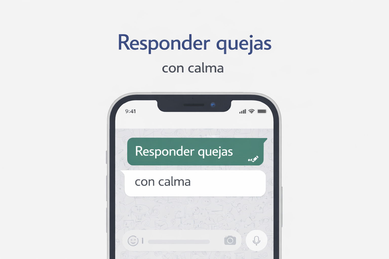 responder quejas electricista
