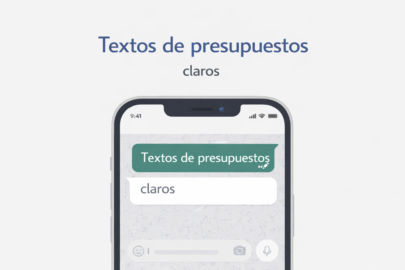 textos de presupuestos electricista